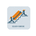 Delivery via Staircase, no lift access or items cannot fit lift