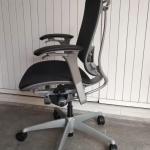 HFC-Okamura Contessa Chair Fully Black Mesh Ergonomic Office Chair