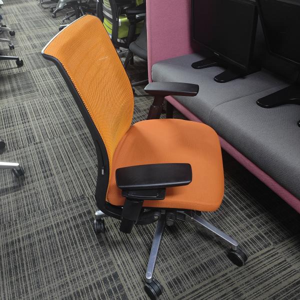hfc-steelcase think v2 office chair Orange fabric 2018