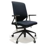 hfc-vitra meda 2 office chair black fabric adjustable Arms