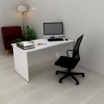 hfw- 150cmW x 70cmD x 75cmH wooden desk top maple with grey legs