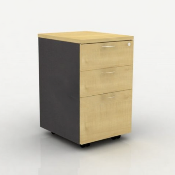 hfs-brand new maple mobile pedestal 2d1f