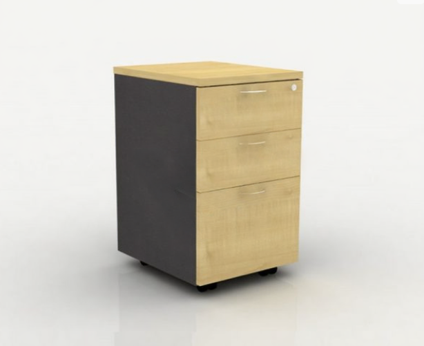 hfs-brand new maple mobile pedestal 2d1f