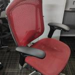 hfc Okamura Contessa Chair Full Red Mesh Ergonomic Office Chair