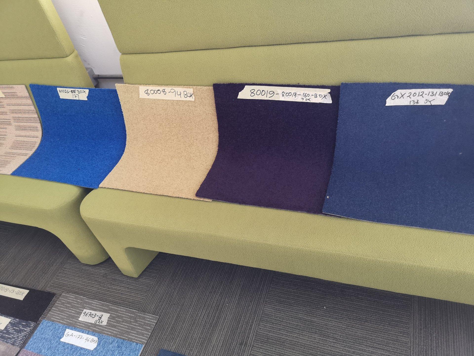 hfl-Nylon carpet tile solid color 8mm thk 50x50cm