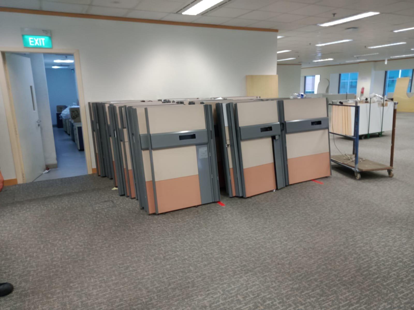 hfr-office furniture relocate partiton for sale w90 x 125cm