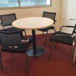 hft mape round meeting table D90cm, used