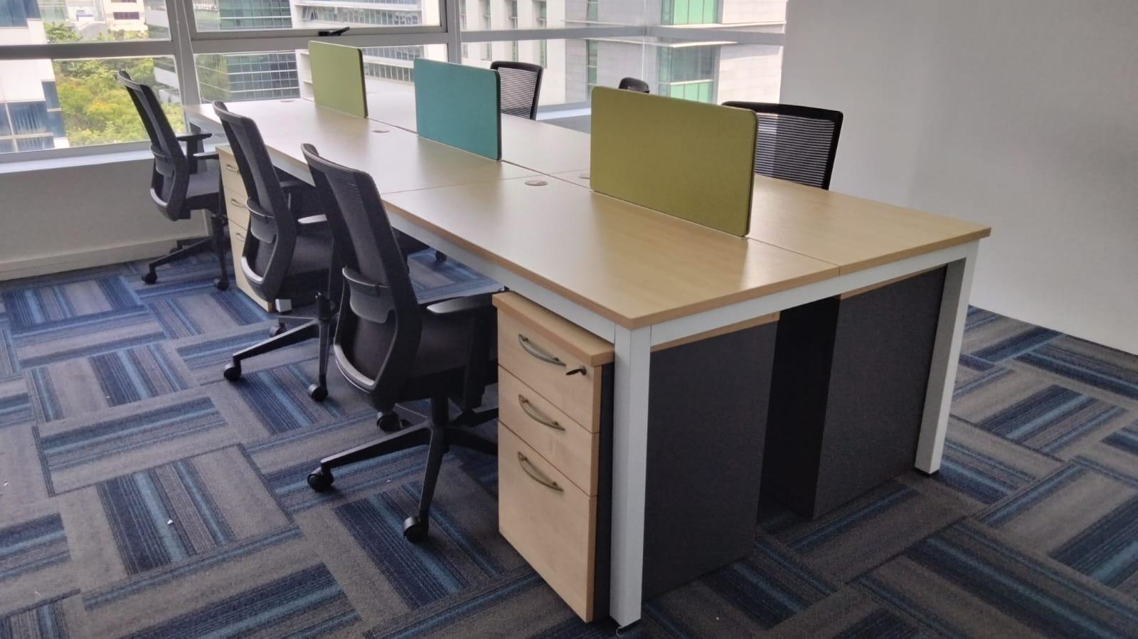 hfw 120x60cm 6in1 workstation like new office furniture resale