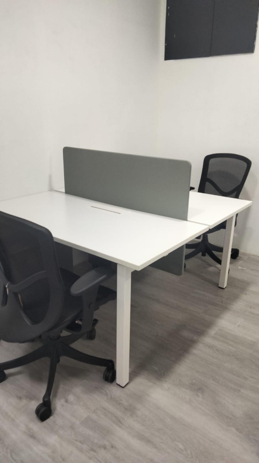 hfw-140x70cm 2in1 used workstation with table top divider
