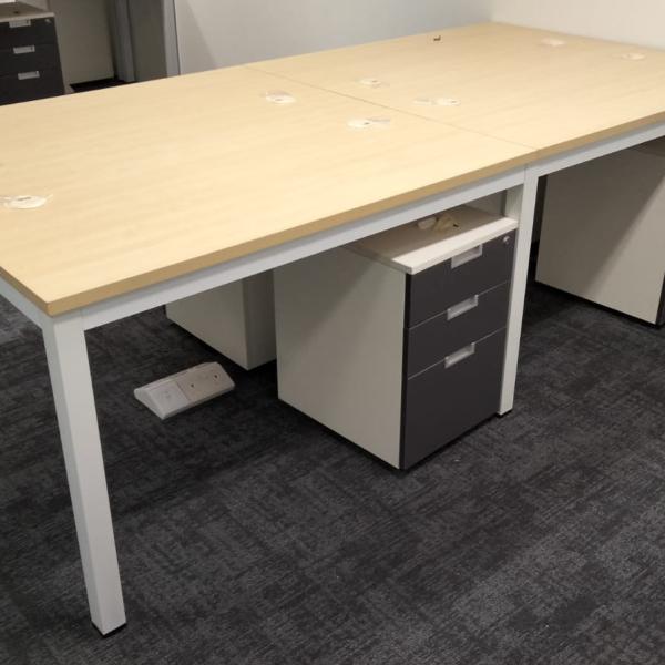 hfw hot desk 120x60cm maple top 4in1