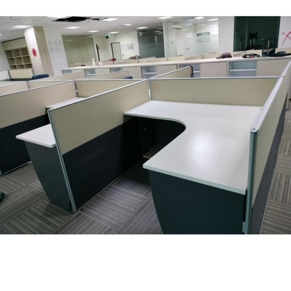hfw-system furniture 150cm L shape workstation resale