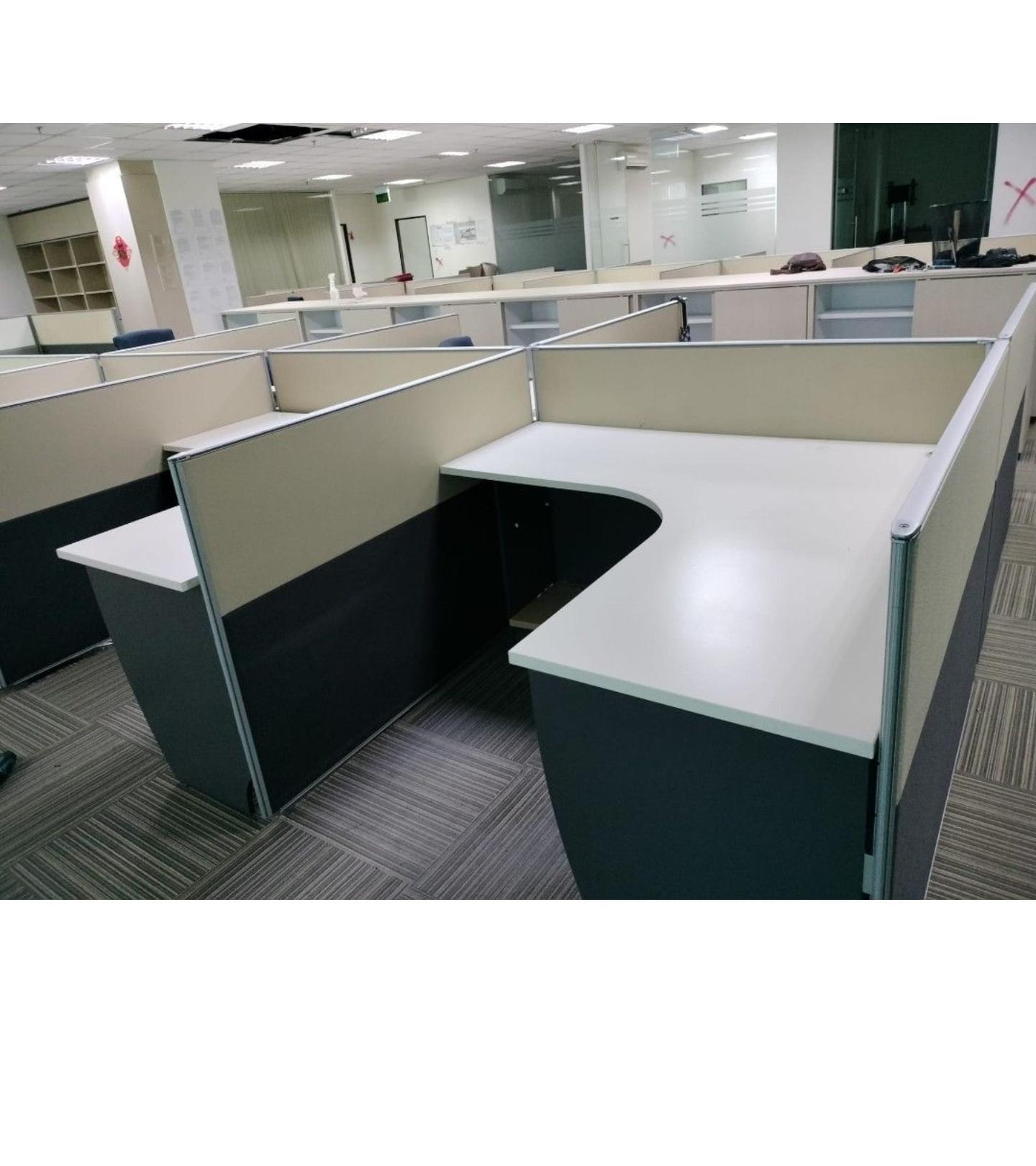 hfw-system furniture 150cm L shape workstation resale