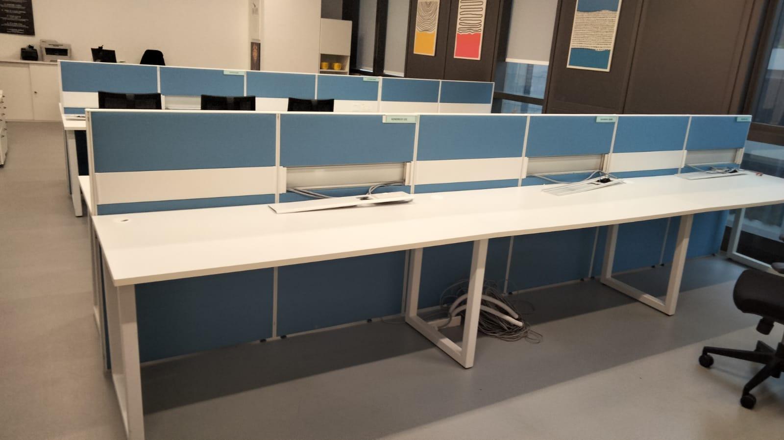 hfw uh45partition workstation 150x75cm resale