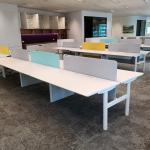 hfw-vcp desking system 160x80cm white workstation vcp office resale