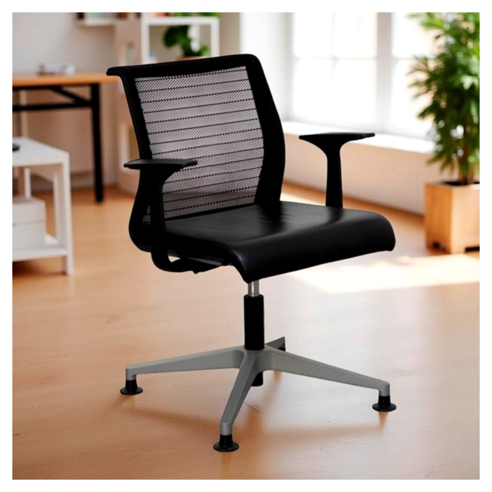 Steelcase Think V1 Visitor Chair Leather Seat